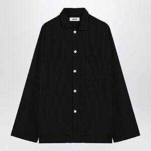 TEKLA Relaxed Fit Button-Up Shirt Men BLACK Underwear